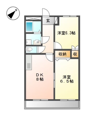 ラルーナの物件間取画像